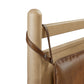 Leni King Size Vegan Leather and Wood Platform Bed Frame by Modway
