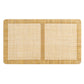Sandy Wall Mounted Wood and Rattan Twin Size Headboard by Modway