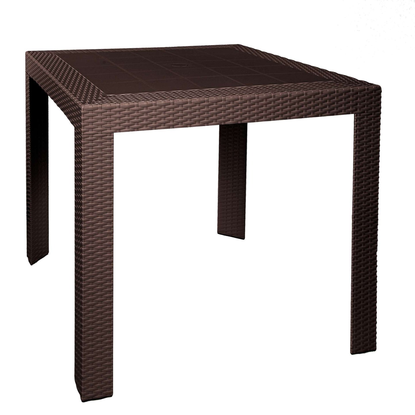 LeisureMod Mace Weave Design Outdoor Dining Table - MT31BL | Dining Tables | Modishstore - 12