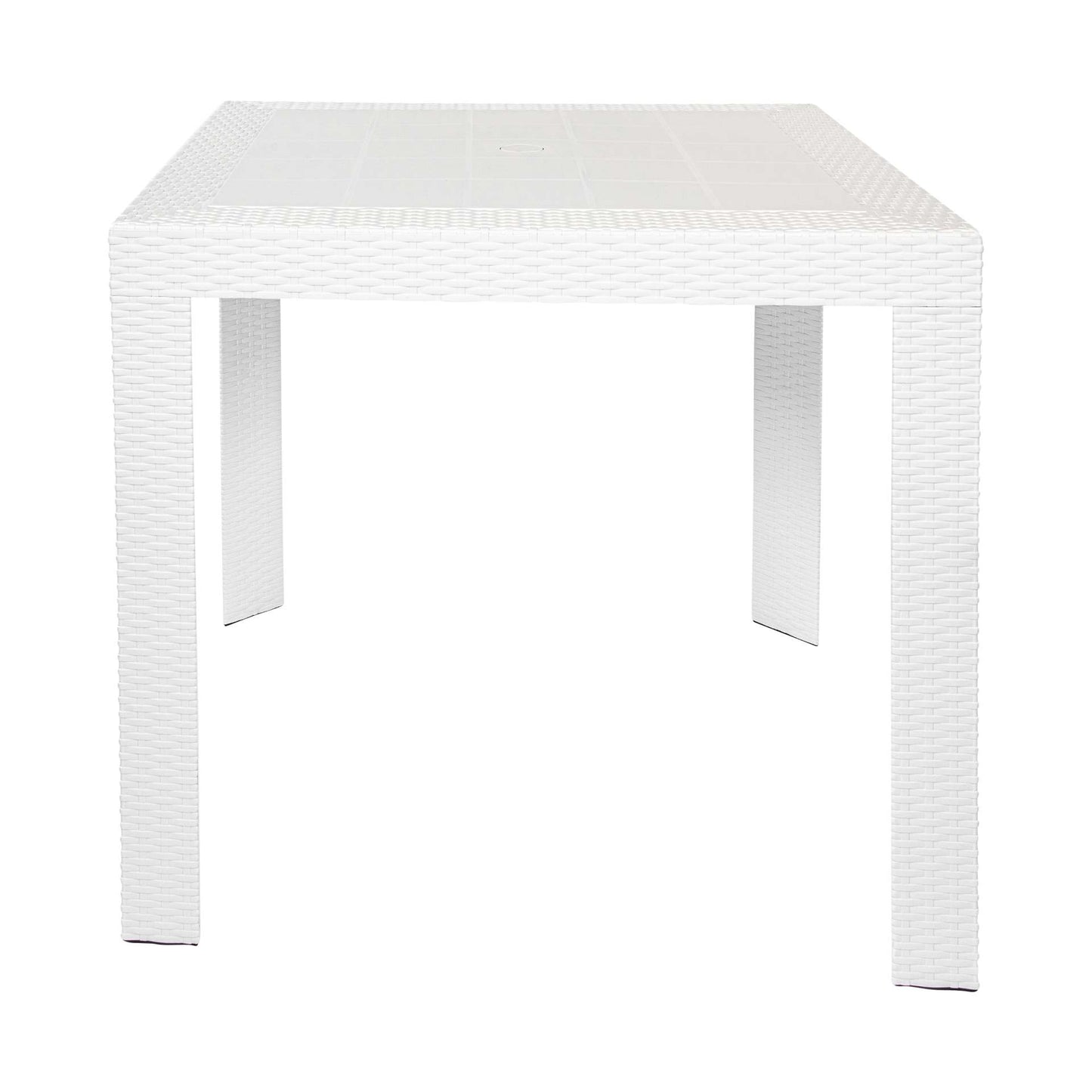 LeisureMod Mace Weave Design Outdoor Dining Table - MT31BL | Dining Tables | Modishstore - 14