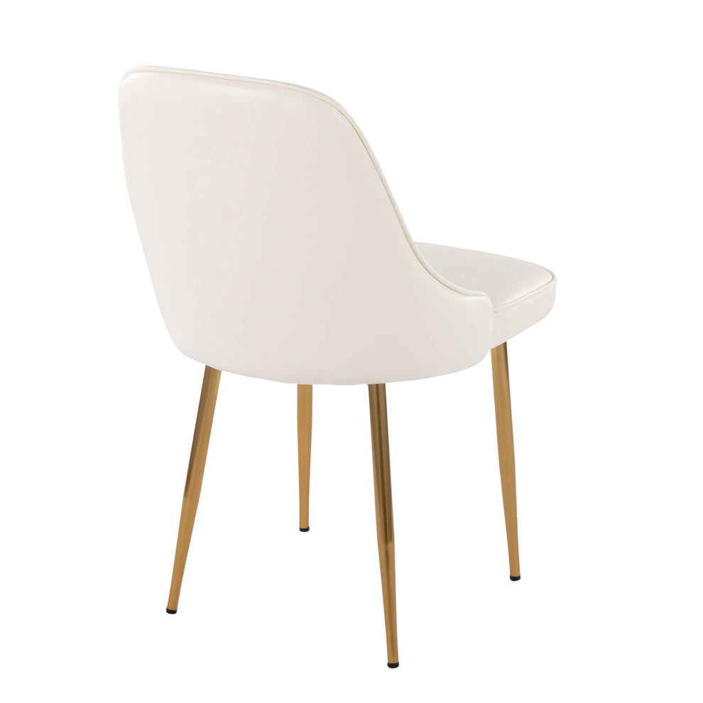 Marcel Dining Chair - Set of 2 By LumiSource - DC-MARCL AUPUW2 | Dining Chairs | Modishstore - 4