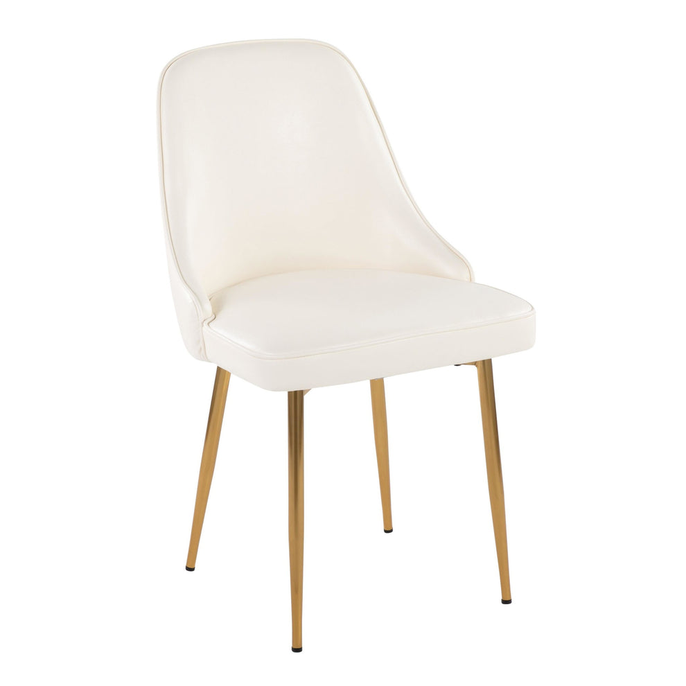 Marcel Dining Chair - Set of 2 By LumiSource - DC-MARCL AUPUW2 | Dining Chairs | Modishstore - 2