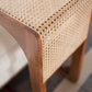 Wood Side Table With Woven Cane Detail By Kalalou | Side Tables | Modishstore - 4