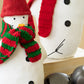 Painted Canvas Snowmen With Black And Red Hats Set Of 2 By Kalalou | Ornaments | Modishstore - 2