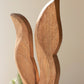 Tall Carved Wooden Rabbit On A Base By Kalalou