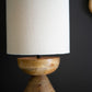 Mango Wood Table Lamp Base W Fabric Cylinder Lampshade By Kalalou | Table Lamps | Modishstore - 2