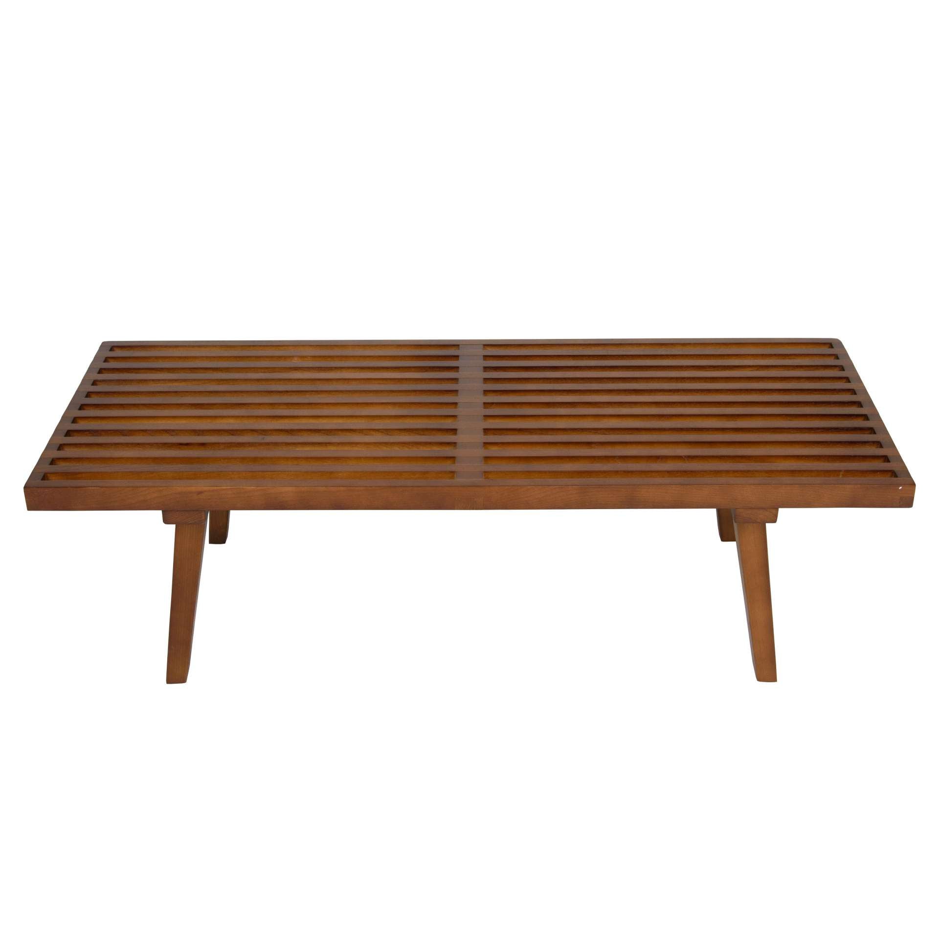 LeisureMod Mid-Century Inwood Platform Bench - 4 Feet | Benches | Modishstore - 2