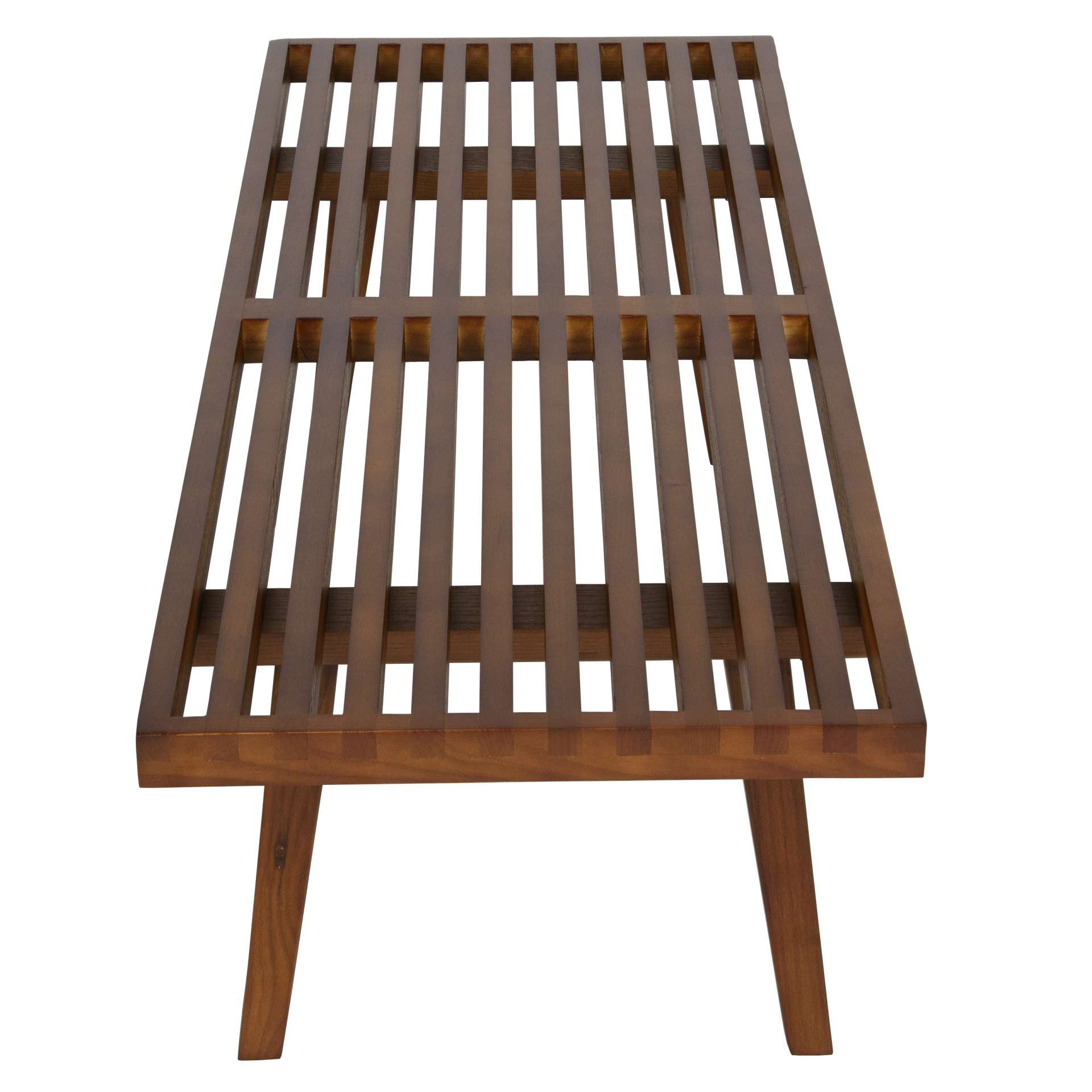 LeisureMod Mid-Century Inwood Platform Bench - 4 Feet | Benches | Modishstore - 7