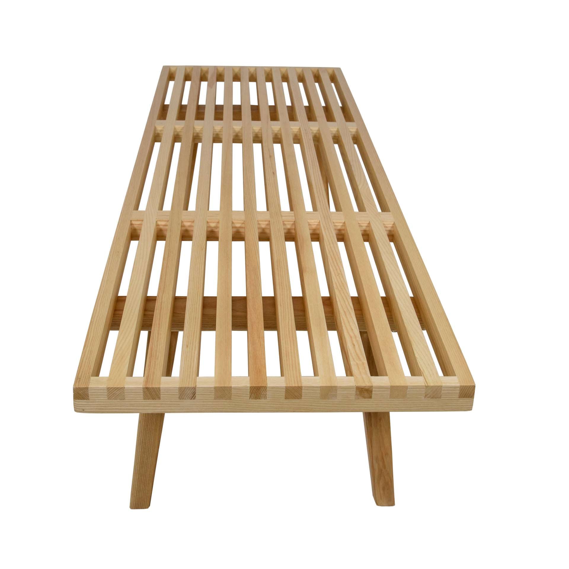 LeisureMod Mid-Century Inwood Platform Bench - 4 Feet | Benches | Modishstore - 16
