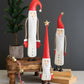 Painted Metal And Wood Santas Set Of 3 By Kalalou | Ornaments | Modishstore - 2