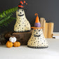 Set Of Two Painted Metal Halloween Ghost By Kalalou | Figurines | Modishstore