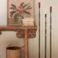 Set Of 3 Tall Forged-Iron Taper Candle Holders - Ant Brass By Kalalou
