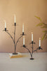 Set Of Two Forged-Iron Triple Taper Candelabras (Min 2) By Kalalou