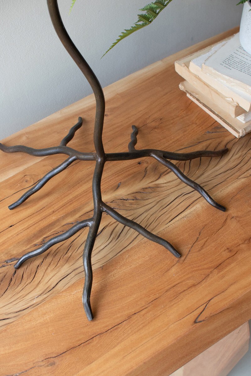 Large Forged-Iron Taper Candelabra By Kalalou