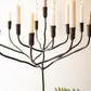 Large Forged-Iron Taper Candelabra By Kalalou