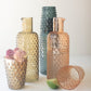 Set Of Three Bubble Glass Carafes W Tumbler - One Each By Kalalou