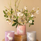 Set Of Three Colored Glass Bunny Vases By Kalalou