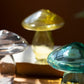 Set Of Three Glass Mushrooms - One Each Color (Min 2) By Kalalou | Ornaments | Modishstore - 2