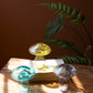 Set Of Three Glass Mushrooms - One Each Color (Min 2) By Kalalou | Ornaments | Modishstore - 3