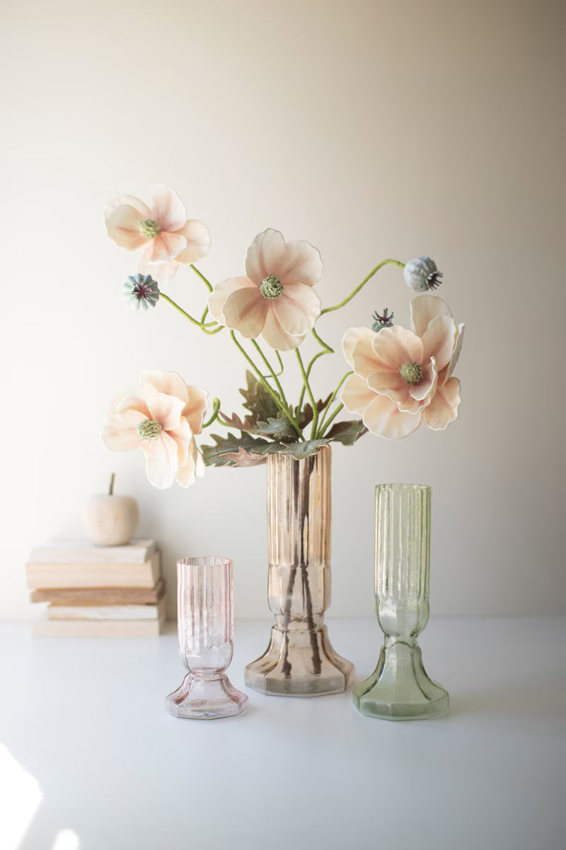 Kalalou Fluted Glass Vase