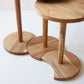 Acacia Wood Round Side Tables Set Of 3 By Kalalou | Side Tables | Modishstore - 3