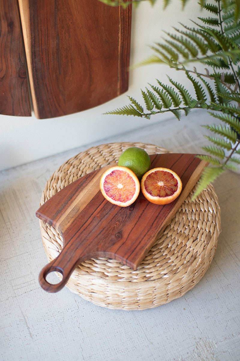 Hanging Acacia Wood Cutting Boards By Kalalou | Cutting & Serving Boards | Modishstore - 2