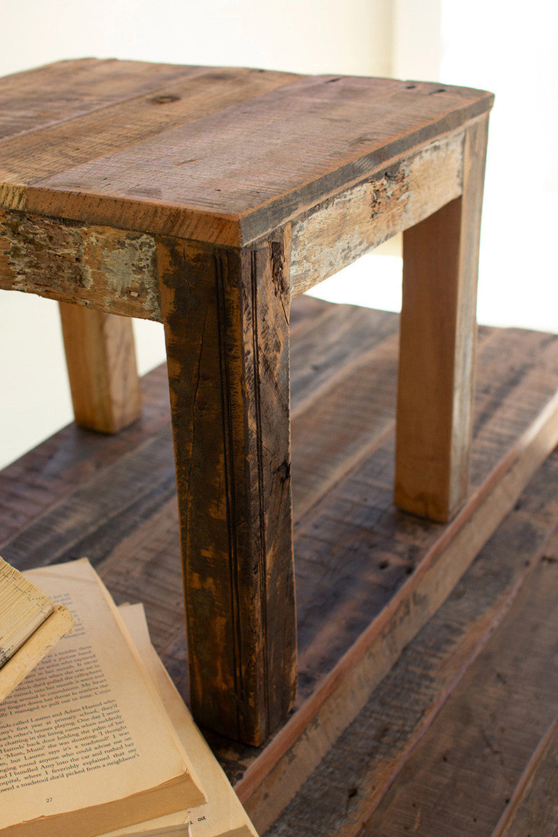 Recycled Wood Benches Set Of 6 By Kalalou | Benches | Modishstore - 2