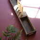 Recycled Wooden Tray With Four Candle Holders By Kalalou