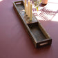 Recycled Wooden Tray With Four Candle Holders By Kalalou