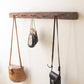 Recycled Wood Coat Rack With Forged Iron Hooks (Min 2) By Kalalou