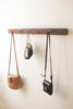 Recycled Wood Coat Rack With Forged Iron Hooks (Min 2) By Kalalou