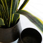 Set Of Two Hand - Hammered Iron Planters With Legs By Kalalou