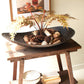 Large Oval Iron Bowl By Kalalou