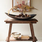 Large Oval Iron Bowl By Kalalou