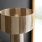 Natural And Khaki Jute Table Lamp With Shade By Kalalou | Table Lamps | Modishstore - 2