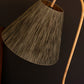 Rattan-Wrapped Floor Lamp With Raffia Shade By Kalalou