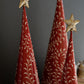 Red & White Christmas Topiaries W Gold Stars Set Of 3 By Kalalou | Holiday | Modishstore - 5