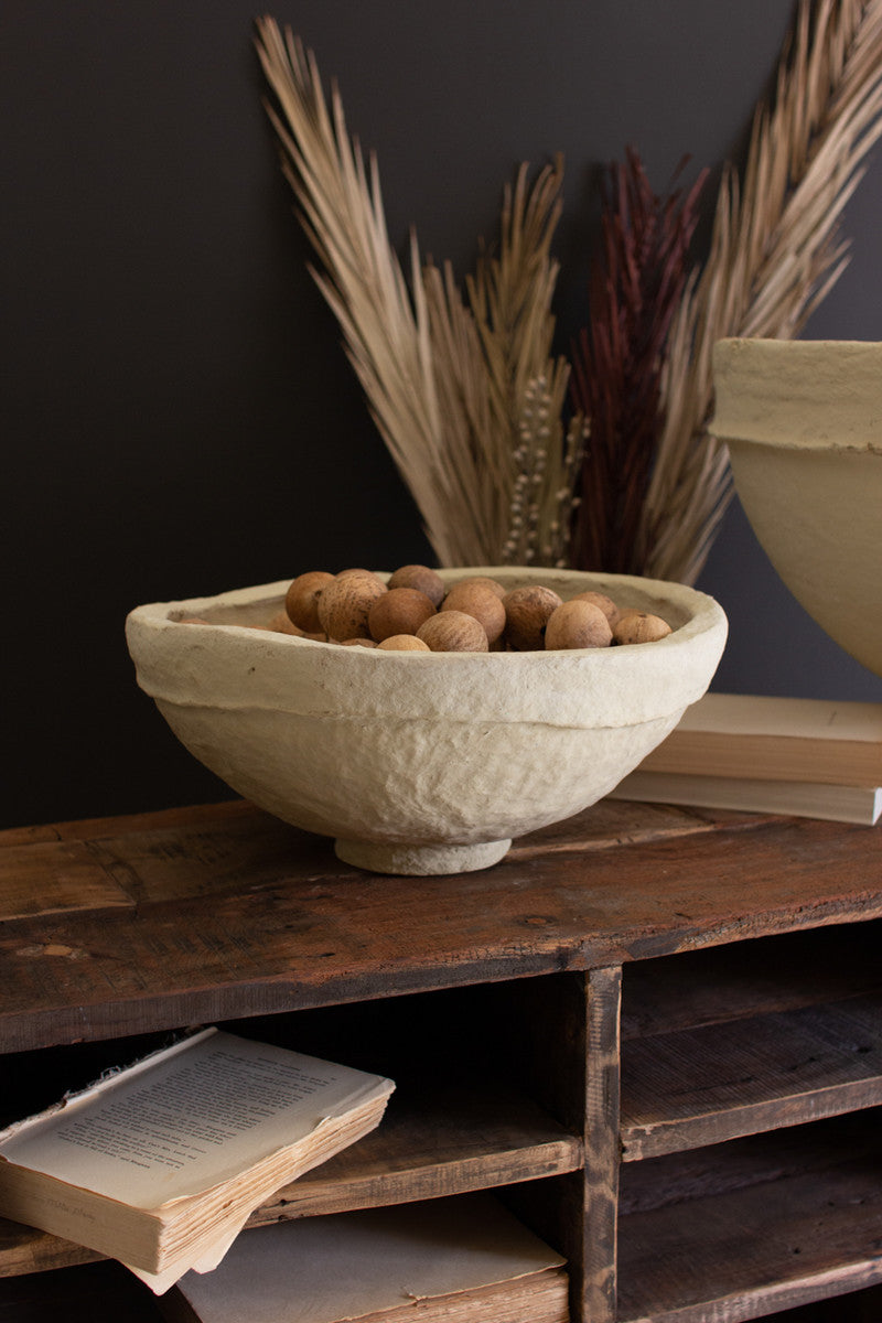 Paper Mache Bowls Set Of 3 By Kalalou | Bowls | Modishstore - 3