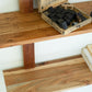 Acacia Wood Three Tiered Wall Shelf By Kalalou | Shelves & Shelving Units | Modishstore - 3