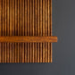 Tambour Wood Shelf By Kalalou | Wall Shelf | Modishstore - 3