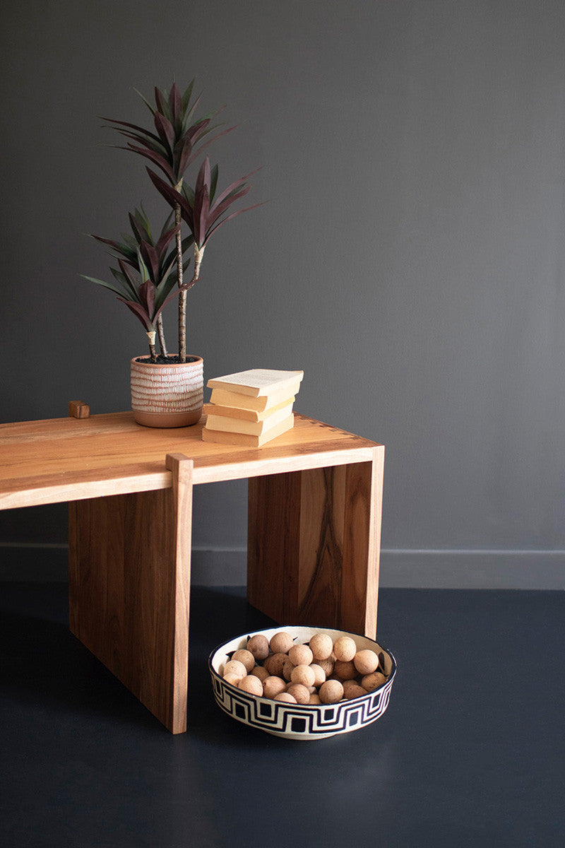 Acacia Wood Adjustable Coffee Table By Kalalou | Coffee Tables | Modishstore - 3