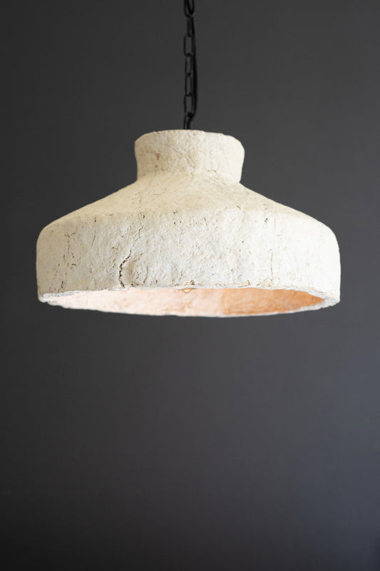 Paper Mache Pendant Light By Kalalou | Pendant Lamps | Modishstore