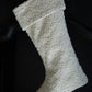 White Boucle Christmas Stocking By Kalalou | Holiday | Modishstore - 2