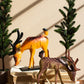 Painted Iron Set Christmas Reindeer Set Of 2 By Kalalou | Sculptures | Modishstore - 2