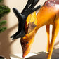 Painted Iron Set Christmas Reindeer Set Of 2 By Kalalou | Sculptures | Modishstore - 4