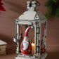 Recycled Iron Lantern - Santa By Kalalou