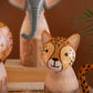 Set Of Three Recycled Wood And Iron Safari Animals By Kalalou