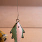 Recycled Iron Brown Bear Fishing By Kalalou