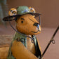 Recycled Iron Brown Bear Fishing By Kalalou