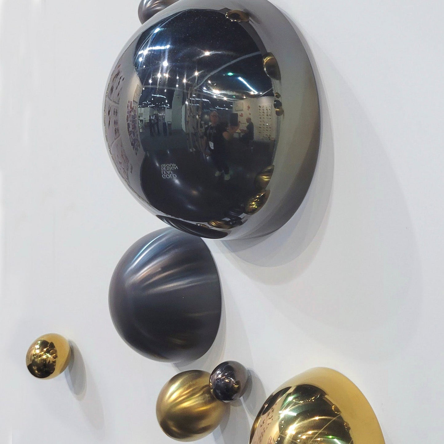 Half Ball 6"D, Mica Matte By Gold Leaf | Wall Art | Modishstore - 4